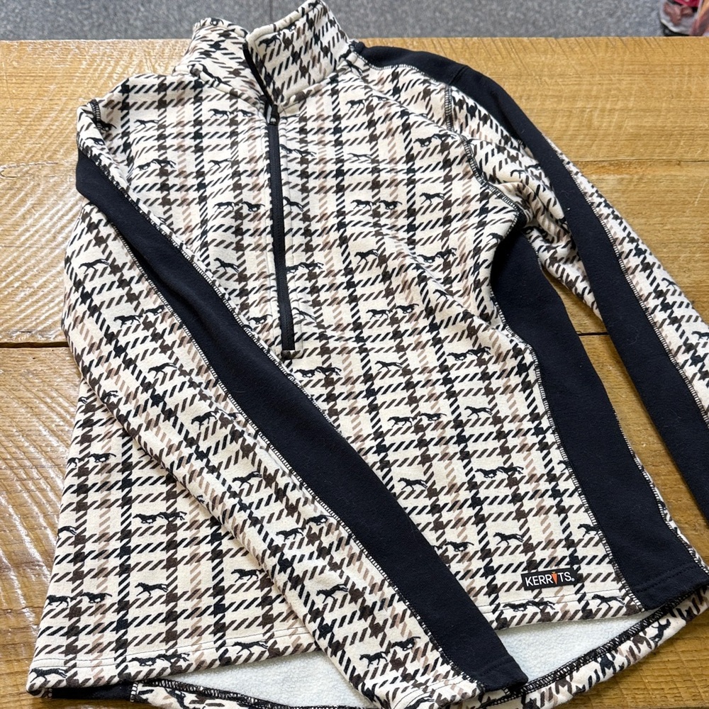 1/4 fleece zip